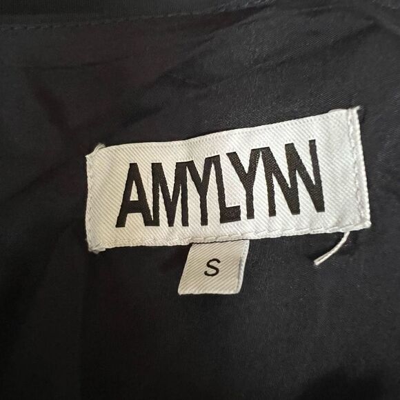 AMYLYNN One Shoulder Navy Blue Dress Women Size S NWOT - Picture 7 of 11